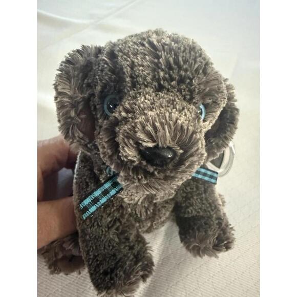 TY Beanie Baby Frisbee 2001 Gray Dog With Covered Tag Plush Toy. New. - Picture 2 of 6